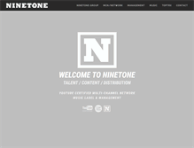 Tablet Screenshot of ninetone.com